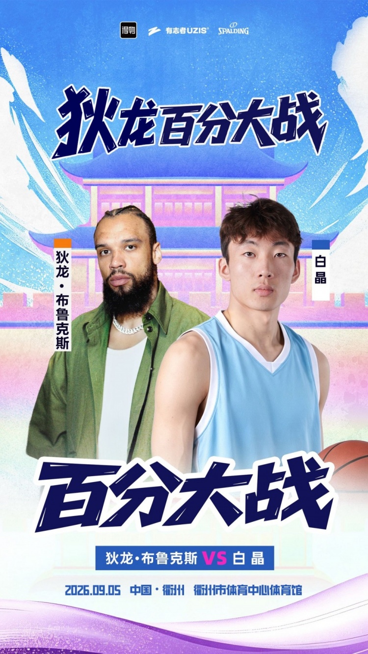 狄龙和白晶的百分大战定档9月5日 ?放狠话最多让后者得15分